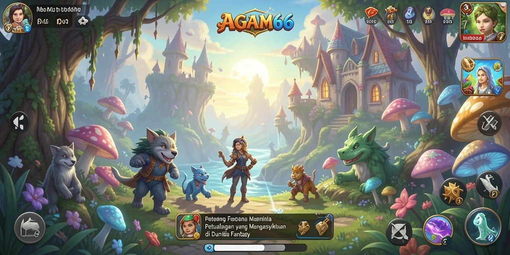 Screenshot AGAM66 menampilkan aksi seru dalam petualangan mendebarkan.