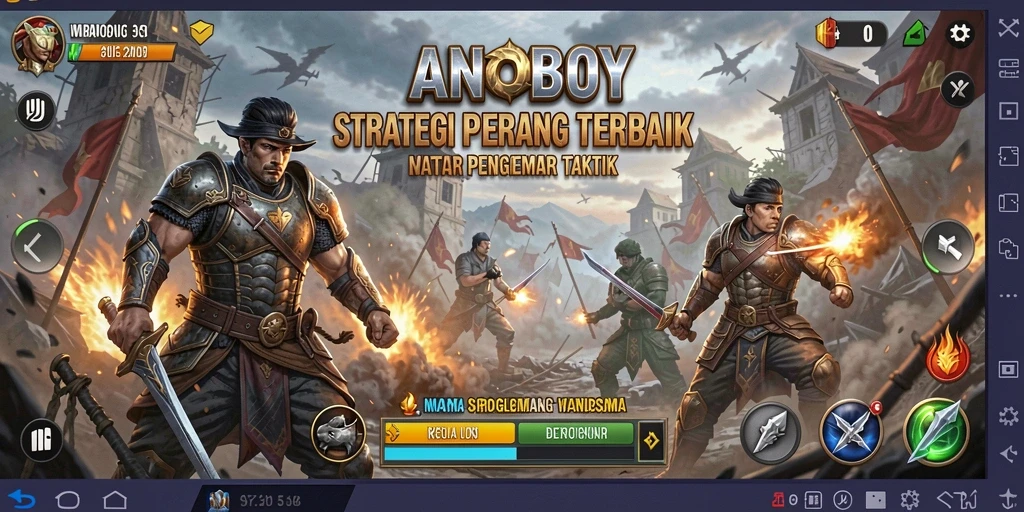 Tampilkan gameplay seru ANOBOY dengan strategi mendalam.