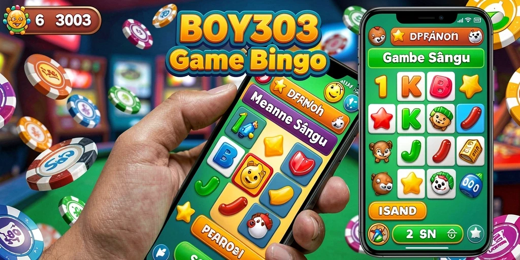 Tampilan gameplay seru dalam BOY303 dengan suasana Bingo yang menarik.