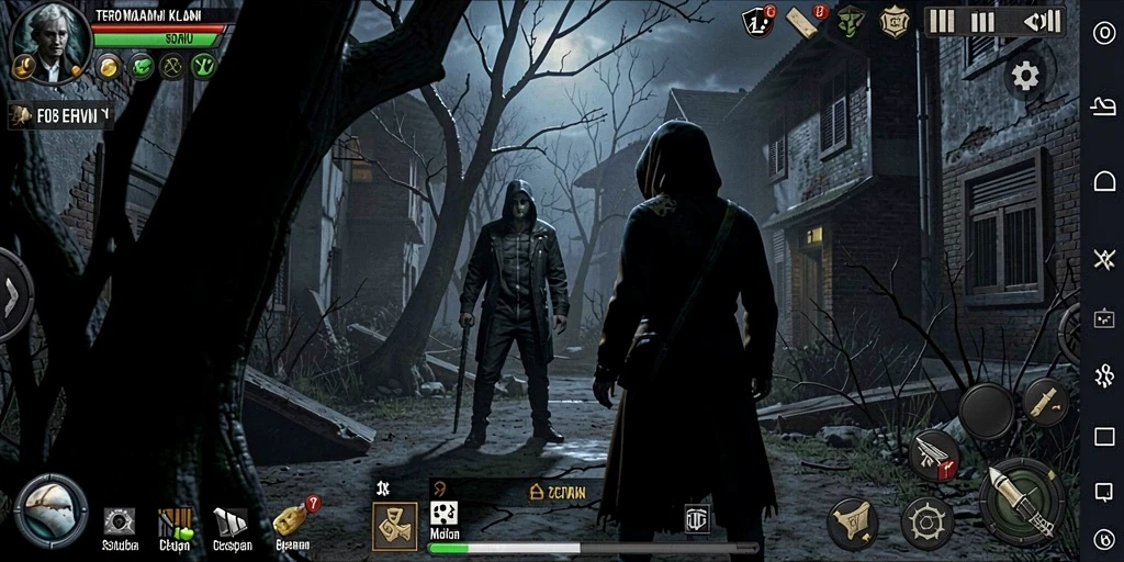 Gameplay menegangkan dalam kegelapan yang menyeramkan.