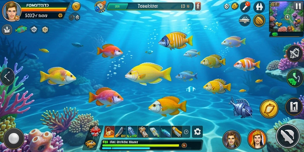 Tampilan gameplay FOMOTOTO yang penuh warna dan seru.