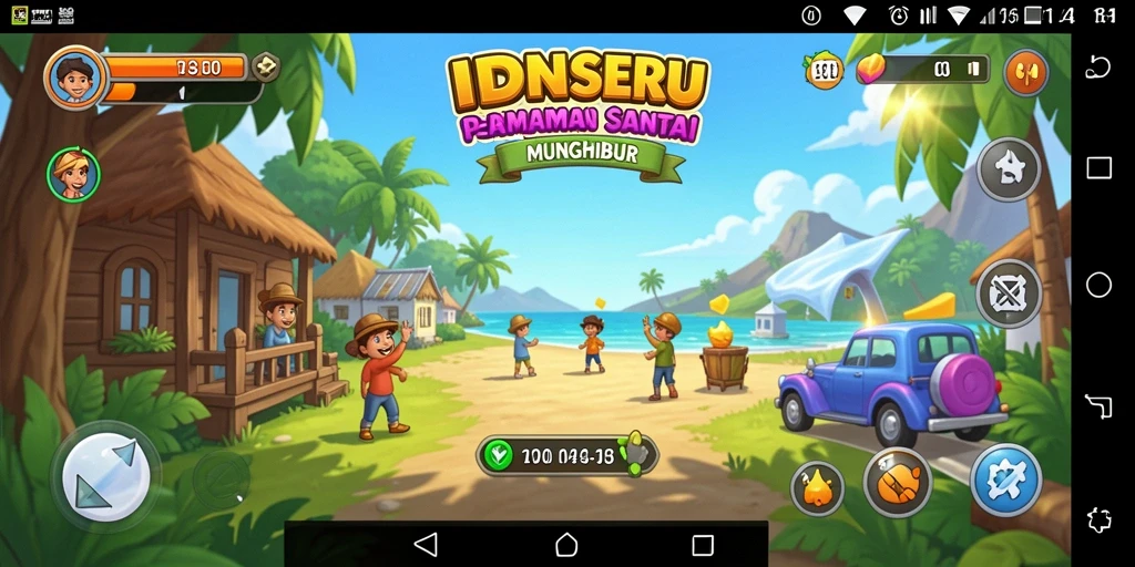 Tampilan permainan IDNSERU yang seru dan menghibur.