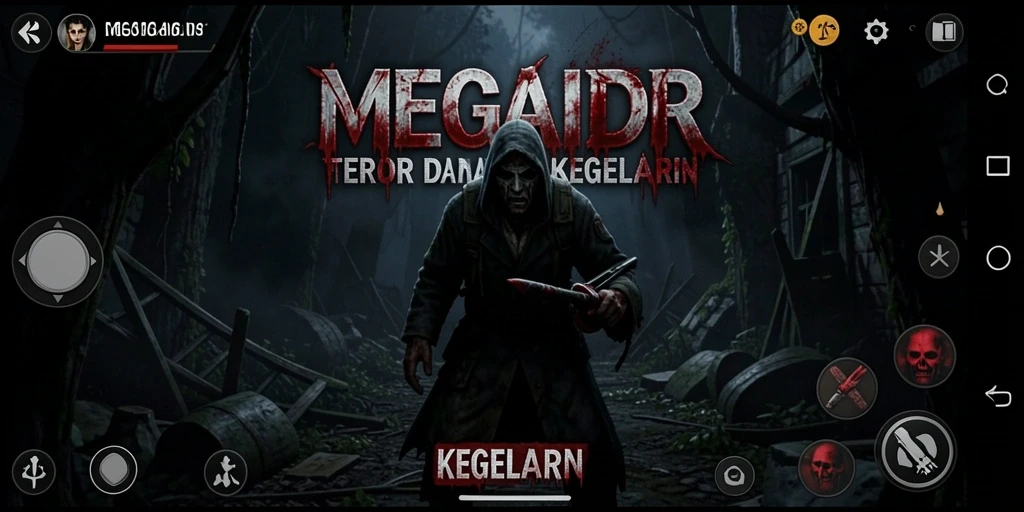 Gameplay MEGAIDR yang menegangkan dengan suasana Horror yang mendalam.