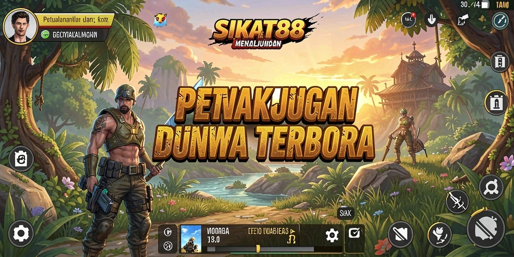 Tampilan gameplay SIKAT88 yang menakjubkan di dunia terbuka.