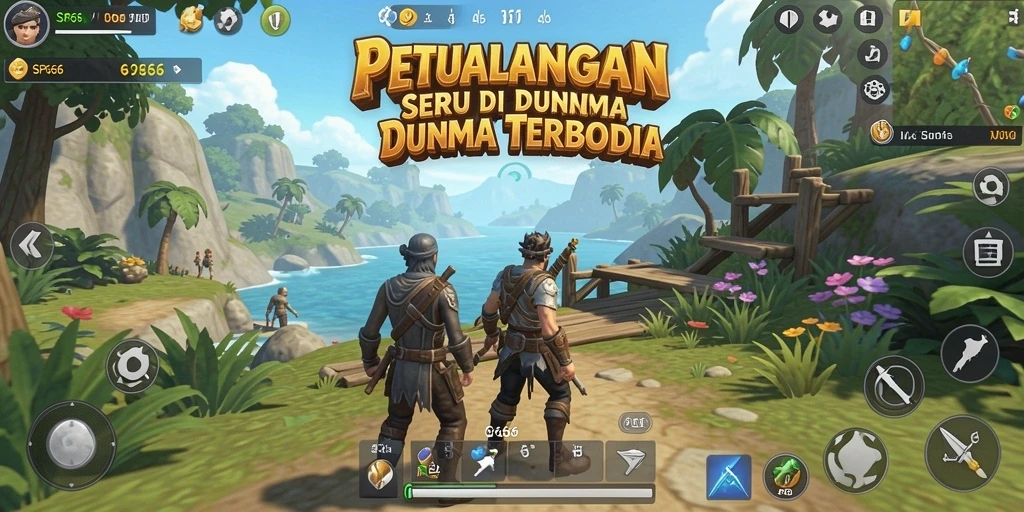 Tampilan gameplay SP666 yang menakjubkan dalam dunia Open World.
