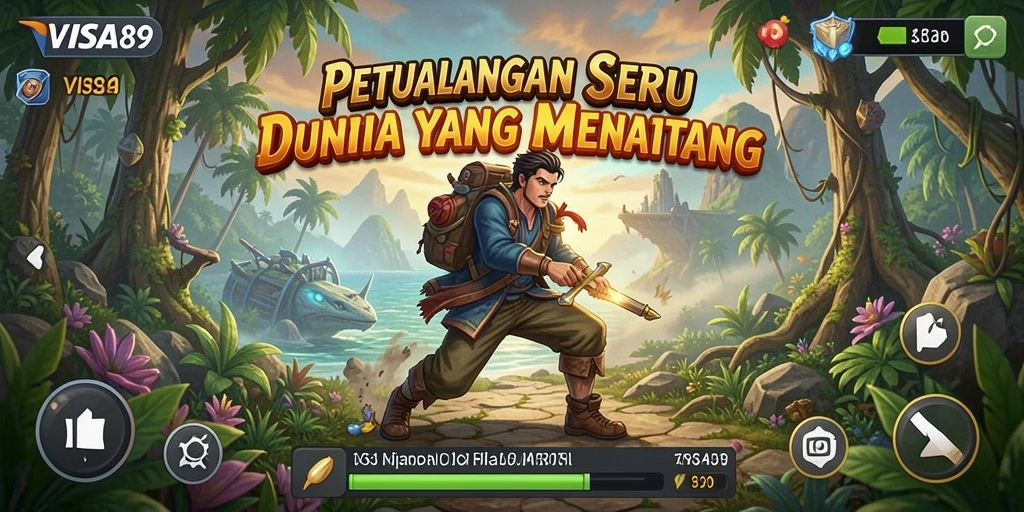 Gameplay VISA89 yang menegangkan dan menarik, penuh petualangan seru.